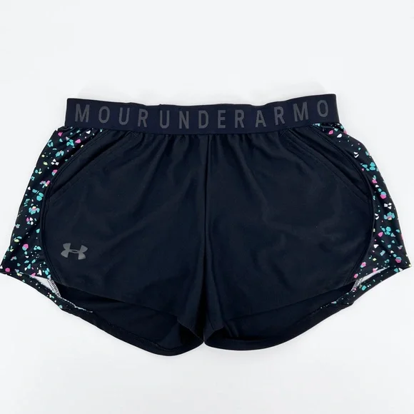 BUNDLE 4 Under Armour Women Play Up Loose Shorts Sz M Variety Pockets Logo Waist - Picture 12 of 16